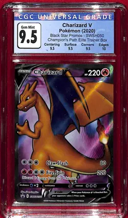 2020 CGC 9.5 GEM MINT Snorlax Vmax #142 Pokemon Sword & Shield - Image 1
