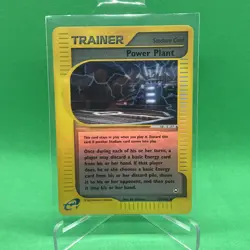 Power Plant 139/147 Reverse Holo Aquapolis Pokemon 2002 E-Series 018 💎LP+ NM💎 - Image 1