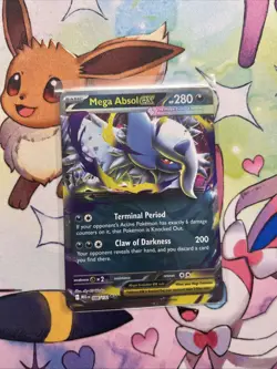 Pokemon TCG Absol EX Holo 086/132 Mega Evolutions Near Mint - Image 1