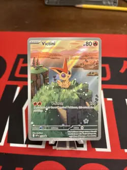 Pokemon TCG Victini Full Art Holo Black Star Promo 208 Mint Condition Rare - Image 1
