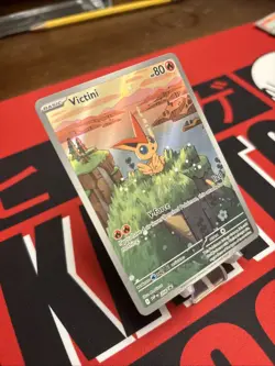 Pokemon TCG Victini Full Art Holo Black Star Promo 208 Mint Condition Rare - Image 2