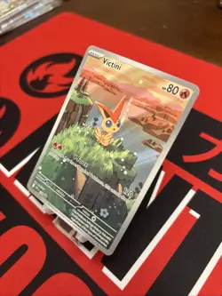 Pokemon TCG Victini Full Art Holo Black Star Promo 208 Mint Condition Rare - Image 3