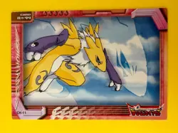 Renamon Card 44 Digimon Tamers Animation Vintage Bandai Japan Toei 2001 Rare - Image 1