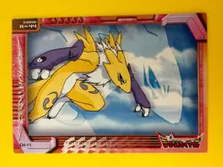 Renamon Card 44 Digimon Tamers Animation Vintage Bandai Japan Toei 2001 Rare - Image 2