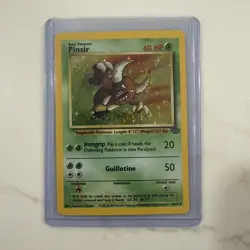 PINSIR HOLO Pokemon Card - Jungle Set Unlimited 9/64 - Rare 1999 Top Loader - Image 3