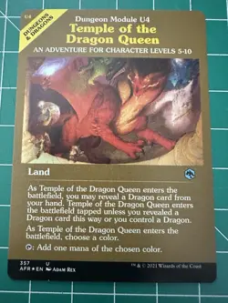 Temple of the Dragon Queen (Showcase) -Foil Near Mint MTG - Image 1