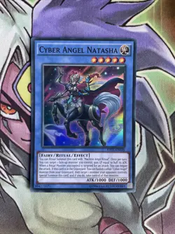 RATE-EN036 Cyber Angel Natasha Super Rare Unl Edition NM Yugioh Card - Image 1