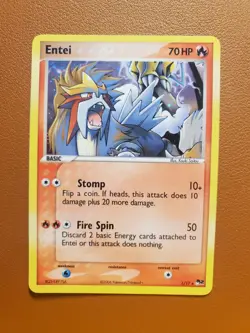 Entei 1/17 - POP Series 2 - Pokemon Card - Holo Foil Rare - LP - Image 1