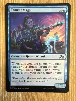 Transit Mage - U 0070 - Foil - MTG Aetherdrift DFT English - Image 1