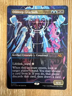 Oildeep Gearhulk - Borderless - DFT - MTG - NM - EN - 0351 FOIL - Image 1