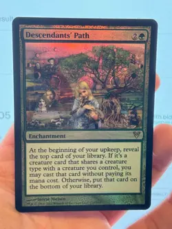 1X FOIL Descendants' Path NM MTG Magic AVR Avacyn Restored Kindred Commander EDH - Image 3