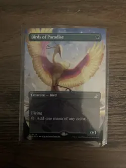Birds of Paradise (Anime Borderless) Ravnica Remastered Regular - Image 1