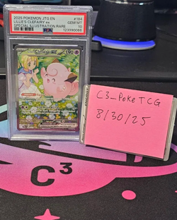 🌸 2025 Pokemon PSA 10 GEM MINT Lillie’s Clefairy ex SIR #184 - Scarlet & Violet - Image 1