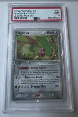 2006 Pokemon EX Flygon Ex Holo Legend Maker - PSA 9 MINT - Image 1