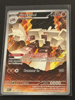 Pokemon Mega Evolutions Garganacl Illustration Rare Near Mint 147/132 - Image 1