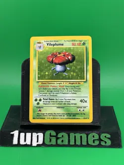 Pokemon Vileplume 15/64 Jungle Holofoil No Symbol Misprint Lightly Played - Image 1
