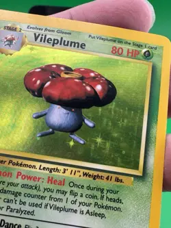 Pokemon Vileplume 15/64 Jungle Holofoil No Symbol Misprint Lightly Played - Image 4