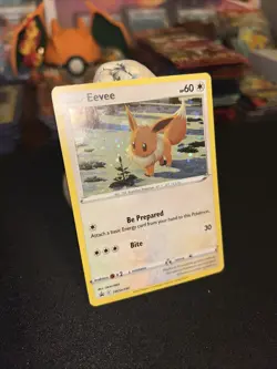 ✨Pokemon TCG Eevee SWSH190 Black Star Promo Galaxy Holo Swirl 🌀LP Condition✨ - Image 2