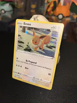 ✨Pokemon TCG Eevee SWSH190 Black Star Promo Galaxy Holo Swirl 🌀LP Condition✨ - Image 3