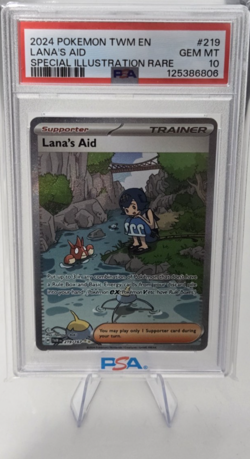 PSA 10 2024 Pokemon TWM EN LANA'S AID SPECIAL ILLUSTRATION #219 - Image 1