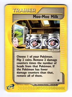 Moo-Moo Milk Expedition #155 (2002) Common HP Pokemon - Image 1
