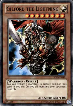 Gilford The Lightning - Starfoil Rare SP13-EN040 - MP - YuGiOh - Image 1