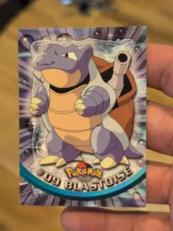 Topps Series 1 Blastoise 09 -Pokemon Card- Blue Logo - Image 1