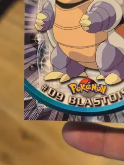 Topps Series 1 Blastoise 09 -Pokemon Card- Blue Logo - Image 3