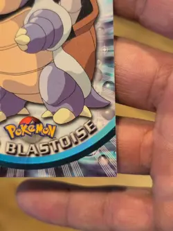 Topps Series 1 Blastoise 09 -Pokemon Card- Blue Logo - Image 4