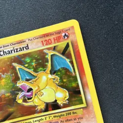 Charizard Pokemon Card - 4/102 - Rare Holo - Base Set - 1999 - LP+/NM- - Image 2