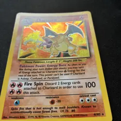 Charizard Pokemon Card - 4/102 - Rare Holo - Base Set - 1999 - LP+/NM- - Image 4