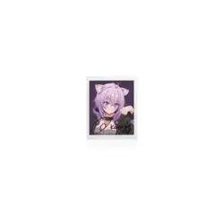 Character Card Nekomata Okayu Hand Signed Cheki Style Bromide Drawn by Used - Image 2