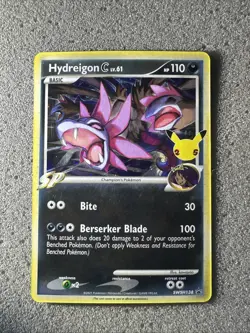 Hydreigon C LV.61 Pokemon Trading Card SWSH138 SWSH Black Star Promos swirl rare - Image 1