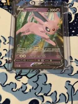 Espeon V SWSH201 Black Star Promo Ultra Rare Holo Pokemon TCG Card NM Foil - Image 3