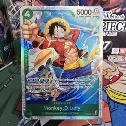 Monkey D Luffy Prb02-005 SR One Piece Card Tcg ENG Super Rare - Image 1