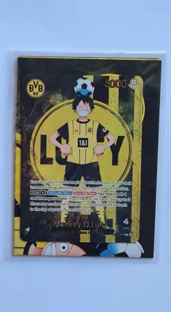 One Piece x BVB Borussia Dortmund Promo Card Monkey D. Luffy St13-003 - Sealed - Image 1