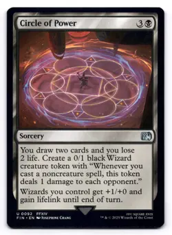 Circle of Power NM Final Fantasy 0092 MTG Regular - Image 1