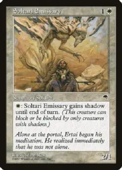 MTG magic 1x Soltari Emissary (M/NM) Tempest - Image 1