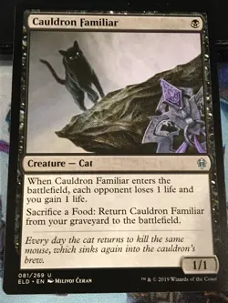 Cauldron Familiar x3 - Throne of Eldraine (ELD) MTG: Near Mint, English - Image 2