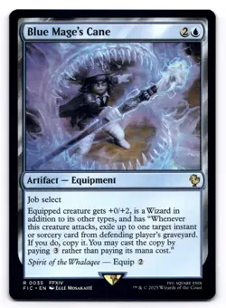 Blue Mage's Cane NM Commander: Final Fantasy 0035 MTG Regular - Image 1