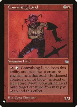 MTG - Convulsing Licid - The List - Mystery Booster 2 - Magic the Gathering - Image 1