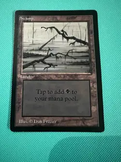 Swamp - Beta - MTG - Magic the Gathering - Image 1