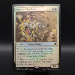 Sunstar Chaplain Foil 0040 EOE NM/MT [Edge of Eternities:MTG] - Image 1