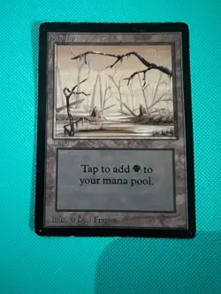 Swamp - Beta - MTG - Magic the Gathering - Image 1