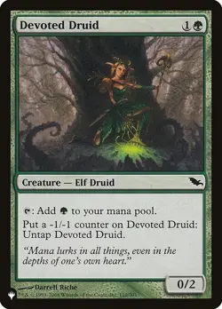 MTG - Devoted Druid - The List - Mystery Booster 2 - Magic the Gathering - Image 1