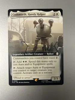 Codsworth, Handy Helper | NM | Borderless | Fallout PIP #366 | MTG - Image 1