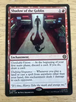 Shadow of the Goblin - 87 - SPM - NM - MTG Magic the Gathering - Image 1