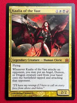 MTG 1X Kaalia of the Vast X1 Commander Magic - SP/NM - Image 1