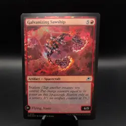 MTG - Galvanizing Sawship (Foil) - Edge of Eternities NM/M Condition - Image 1