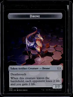 Drone - 8 - Token - ONE - NM - MTG Magic the Gathering - Image 1